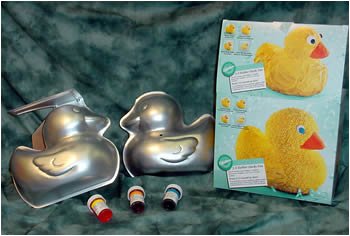 Baby Shower Cakes - Rubbery Ducky Essentials Cake Decorating Kit (4 pcs) - SAVE $2.46 by Wilton