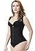 Everbellus Women's Steel Boned Waist Cincher Vest Shaper Slimmer Latex Corset