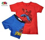 Spiderman Fruit of the Loom Boys Underoos (t shirt/underwear) set (sizes 4 -8)