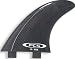 Sporting Goods : FCS GYUX Carbon Lite Tri Fin Set