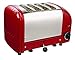 Dualit Classic 4-Slice Toaster, Red