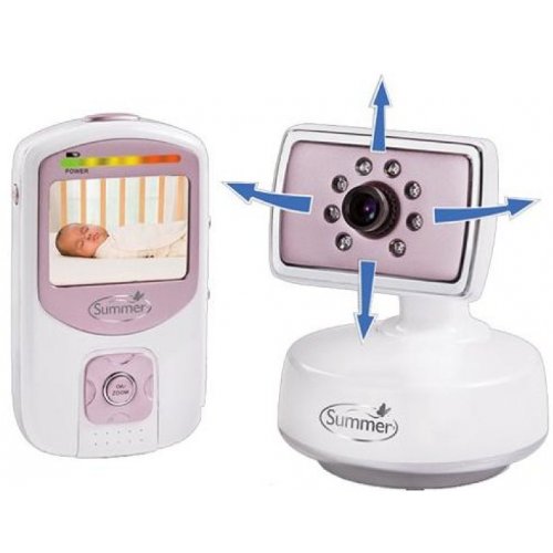 Summer Infant Best View Handheld Color Video Monitor, Pink/ Silver