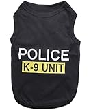 Parisian Pet Police Dog T-Shirt, XX-Small