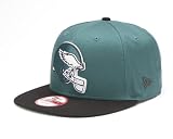 NFL Unisex Adult Philadelphia Eagles Goal Line Snapback Cap (Green/Black, One Size Fits All)