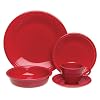 Fiesta 20-Piece, Service for 4 Dinnerware Set, Scarlet