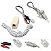 TFSeven® Telephone Lineman Butt Test Tester Lineman Tool Cable Set with Connectors and Joiner