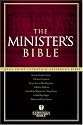 The Ministers Bible: Holman Christian Standard, Black Genuine Leather, Single Column, Wide Margins