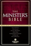 The Ministers Bible: Holman Christian Standard, Black Genuine Leather, Single Column, Wide Margins