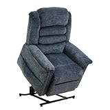 Catnapper Soother Power Lift Full Lay-out Oversized Chaise Recliner Chair - Galaxy