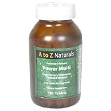 Review A to Z Naturals 0508018000 / A to Z Naturals Power Multi, Prolonged Release, 180 Tablets