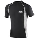 Answer Racing Evaporator Short Sleeve Shirt Adult Undergarment MotoX Motorcycle Body Armor- Black / X-Large