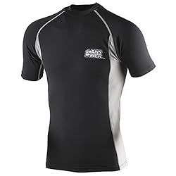 Answer Racing Evaporator Short Sleeve Shirt Adult Undergarment MotoX Motorcycle Body Armor- Black