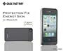 CASE FACTORY by amix iPhone4/4S�Ή��o�b�e���[�P�[�X PROTECTION FIX �G�i�W�[�X�L�� �}�b�g�u���b�N �ymade for iPhone�z