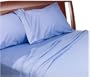 Wamsutta 300-Thread-Count Egyptian Sateen Twin Fitted Sheet, Periwinkle