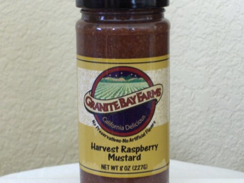 Harvest Raspberry Mustard, 8oz. by Granite Bay Farms Specialty Foods