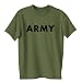 ARMY Short Sleeve T-Shirt - Military Style Physical Training T-Shirt in military green