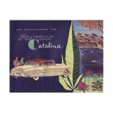 1950 PONTIAC CATALINA Sales Brochure Literature Book by Pontiac
