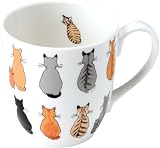 Produkt-Bild: 8CAW28 --- FINE BONE CHINA MUGS --- TASSE --- TASSE -- POTT --- - KAFFEETASSE --- SERIE CATS IN WAITING