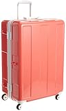 [プラスワン] PLUS ONE 超軽量! 《Booon》 5.0kg/96? お預け手荷物MAXタイプ(総外寸157cm) HINOMOTO社製グリスパックキャスター採用 120-67 (W)PEACH (ホワイト/ピーチ)