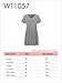 Made By Johnny WT1057 Womens V Neck Short Sleeve Pleats Tunic Top XXXL Aqua