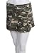 Juniors / Missy Camouflage Cotton Button-fly Pleated Mini Skirt - New !