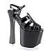 XTC-815, 7 1/2 Chunky Heel Ankle Strap Platform Sandal by Pleaser USA