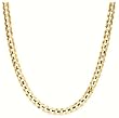 14k Yellow Gold 2.7mm Cuban Chain Necklace, 20"