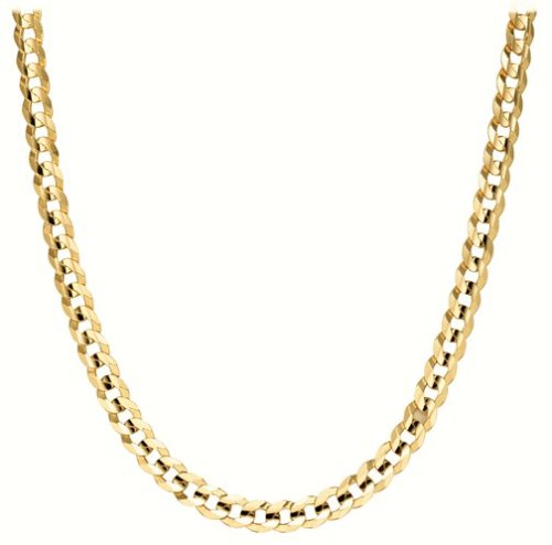 14k Yellow Gold 2.7mm Cuban Chain Necklace, 24