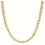 14k Yellow Gold 2.7mm Cuban Chain Necklace, 24"