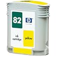 Hewlett Packard No 82 Yellow Ink Cart DesignJet 10ps 20ps 50ps 500 800 by Hewlett Packard