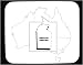 Decorated Mouse Pad with Australia, country, map, Northern, nation, Territory, sketch