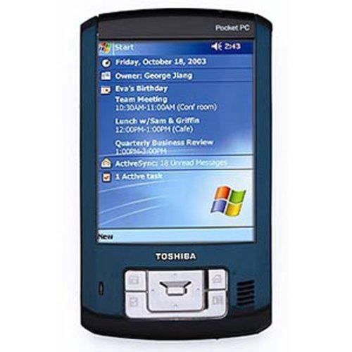 Toshiba Pocket PC e800 with Microsoft Windows Mobile 2003