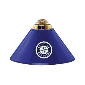 Seattle Mariners 3pc SWAG METAL SHADE POOL BILLIARD TABLE LAMP LIGHT