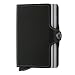 Secrid Twinwallet Original Black Wallet, Black Original, Size 24mm Slim
