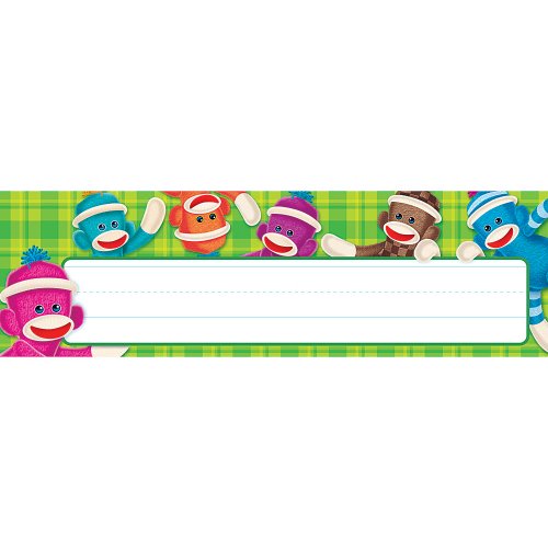 32 Sock Monkeys Assorted Name Plates