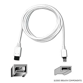 Belkin IEEE 1394b FireWire Cable (9-pin/4-pin) 1.8m