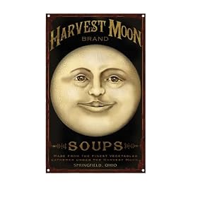 HARVEST MOON SOUPS TIN SIGN