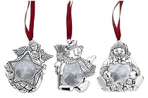 Gorham Frame, Christmas Ornaments, Set of 3