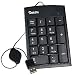 CoolNix USB Numeric 10-Key Slim Keypad (Black)