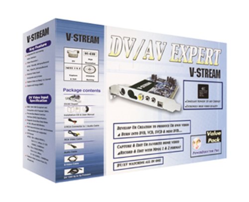 Childrens Toyshop  Electronics : V-Stream DV/AV Expert +VS-883DV-PRO+Professional Editing PCI Card w/IEEE1394, bundle Cyberlink Power Director for Digital Video Editing