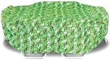 Two Dogs Designs, 110 Oval/Rect Table Cover, Flamingos