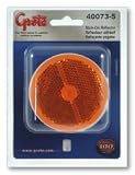 REFLECTOR, 2.5, YELLOW, ROUND STICK-ON, PAIR, RETAIL PACK