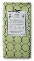 SwaddleDesigns Lightweight Marquisette Swaddling Blanket - Lime with Brown Mod Circles