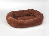 Bowser Donut Bed- Paisley Chili Microvelvet-Extra Large