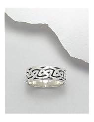 Celtic Ring In 92.5 Sterling Silver