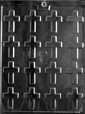 BITE SIZE CROSSES Religious Candy Mold Chocolate