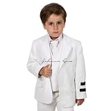 Boys Cotton/Linen White Summer Suit From Baby to Teen