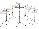 K&M Rainbow Series Music Stand: Yellow