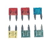 Produkt-Bild: Mini-Flachstecksicherungs-Set, 10 St&uuml;ck, sortiert 5- 30A, f&uuml;r alle Fahrzeuge mit 12/24 V-Bordspannung