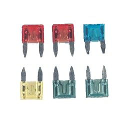 Mini-Flachstecksicherungs-Set, 10 St�ck, sortiert 5- 30A, f�r alle Fahrzeuge mit 12/24 V-Bordspannung